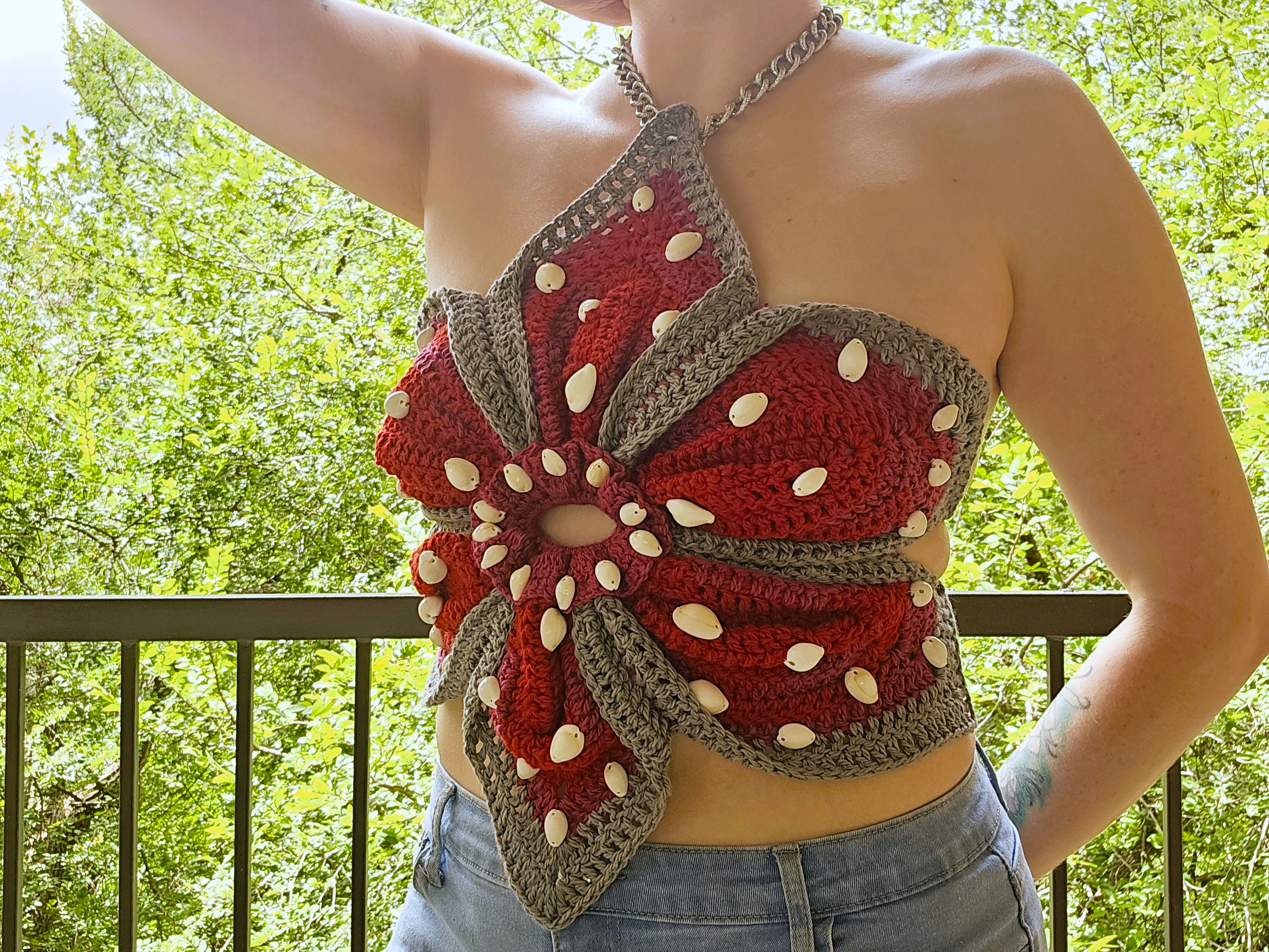 Demogorgeous Top front view on torso