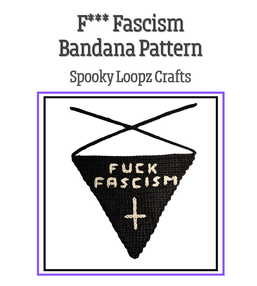 F*** Fascism Bandana Pattern cover