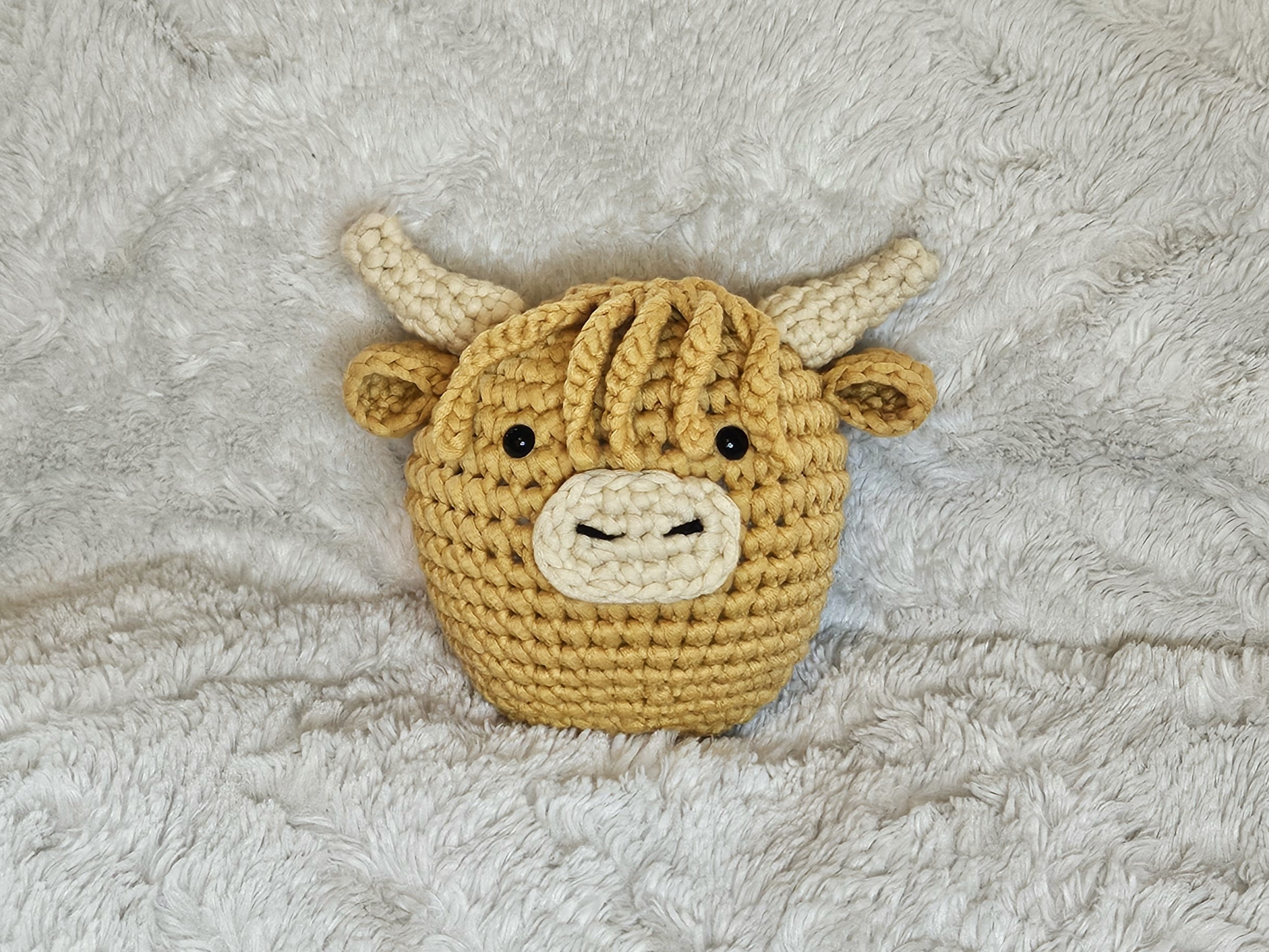 Highland Cow Crochet Plushie