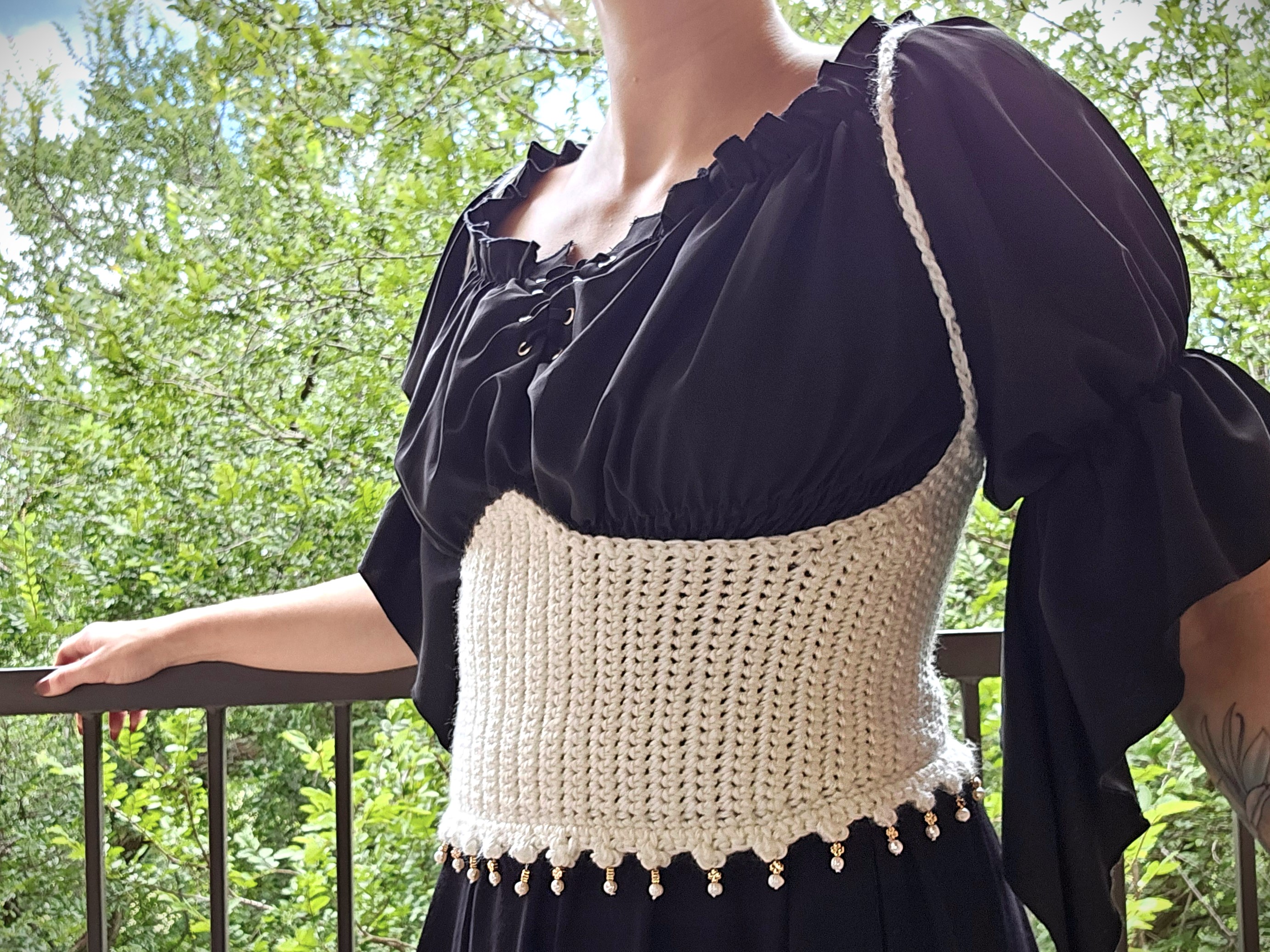 Wedding Corset Front Angle